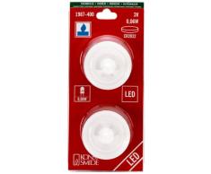 Konstsmide 1987-400 2 Bougies Chauffe-Plat + Interrupteur + 2 LED Bleu 3 V