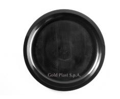 Ronde Collection Assiette Ronde, en Plastique, Noir, Lot de 25, Grand