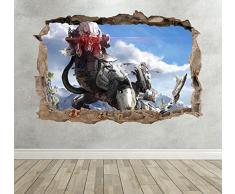 Wall Decor 247 Horizon Zero Dawn Sticker Mural pour Chambre denfant Motif Jeu de laube 70 cm x 50 cm