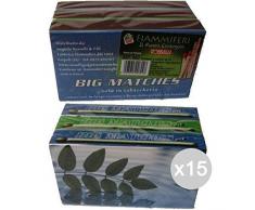 Glooke Selected Set 15 allumettes Maxy Big Match x45 3 pièces Art 802 Cuisine et la Table, Multicolore, Unique