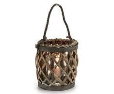 AR Photophore en Bambou Vieilli 16 x 15 cm