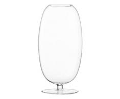 LSA International Olivia Vase en Verre, Verre, Transparent, 40Â cm