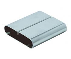 Garcia de pou Supports Pour Ãtiquettes De Table 8X8 Cm Argente Inox - 10 unitÃ©s