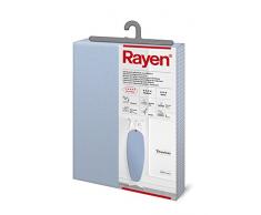 Rayen | Housse pour table Ã repasser Universelle | 4 Ã©paisseurs: mousse, molleton, tissu 100 % coton et titane | Housse Ã revÃªement en titane | Gamme Premium | 127x51 cm | Bleu