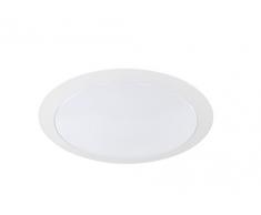 Trio Leuchten 626511201 Plafonnier en plastique avec 1 ampoule LED 12 W Blanc ø 35 cm