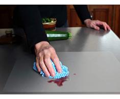 Hometex Biosafe Tapis Contour WC rectangulaire 43 x 56 cm-Anti-microbien de Table Transparent