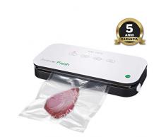 Macom Forever Fresh VAC 1070 Machine sous vide automatique, compacte, panneau commandes Soft Touch Machine sous-vide Blanc