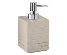 Gedy quadrotto Distributeur de Savon, résine, tórtora, 8.2 x 8.2 x 16
