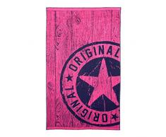 BarcelÃ³ Hogar Serviette de Plage Originale en Velours 100 x 170 cm, 35 Fuchsia