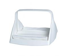 Excelsa Arc-en-Ciel avec Porte-Serviettes pour Serviettes de Table Blanc