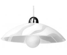Sollux Lighting Welle Suspension en verre Blanc