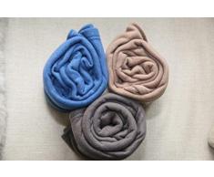 Comptoir du Linge Plaid Polaire 127 Polyester, Souris, 152x127 cm