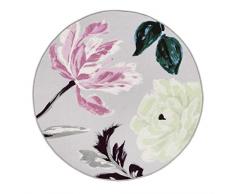 Vallila Hymy Tapis Gris Moderne Floral 133 cm x 133 cm