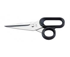 Rösle 12646 Lot de 3 paires de ciseaux universels en acier inoxydable pour la maison et les herbes Argenté/noir, argent/noir, 19 cm