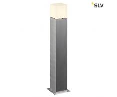 SLV Square Pole 90 Lampadaire LED dextÃ©rieur IP44 en acier inoxydable 316 3000 K 12 W ArgentÃ©
