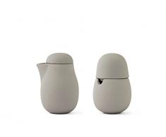 Viva Scandinavia 9102255 Set Sucrier CrÃ©mier, Porcelaine, Blanc, 14,5 x 16,5 x 12 cm