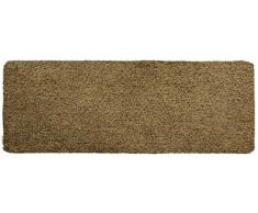 Mighty Mats Paillasson, Microfibre de Polyester. Latex, Beige, 50x120cm