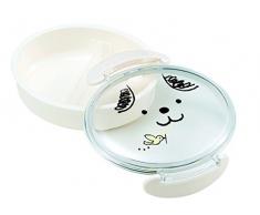 Hakoya 52054-5 KODOMO BENTO- Chien Blanc Plastique