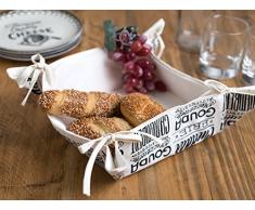 Creative Tops Panier à Pain Rustique 100% Coton 45 x 65 cm