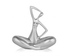 World Art Petit Evolution Sculpture en Résine, Multicolore, 25x25x13 Cm