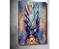 Bonamaison Peinture sur toile, multicolore, 40 x 60 cm - Conçu et fabriqué en Turquie