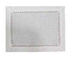 Duffi Home Chemin de Table Blanc 35 x 45 cm