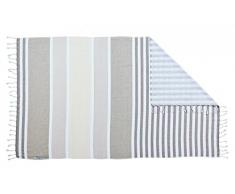 baidani ZusenZomer Casablanca Serviette Fouta de 90Â x 160Â cm Beige (Shades), Coton, Multicolore, 160Â x 90Â cm