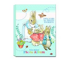 Peter Rabbit Album Photo en boîte Rayures Pastel Bleu Taille M