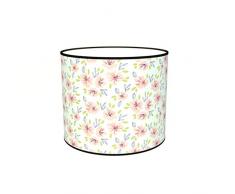 Abat-jours 7111305135021 ImprimÃ© Edith Lampadaire, Tissus/PVC, Multicolore