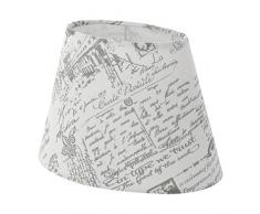 EGLO 49965 Lampe sur pied, Tissu, Gris, Blanc