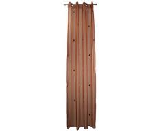 Pierre Cardin 5805 x 360 x 600 Rideau Voilage rayé, 245 x 140 cm-Couleur : Orange