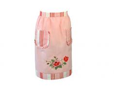 Bellanda à moitié Tablier, Polyester, Rose, 86 x 66 x 0.5 cm