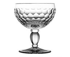 Crystaljulia 11067 Verre à glace en cristal au plomb Transparent