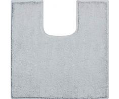 Grund Tapis de Bain 100% polyacrylique, certifié Ultra Soft, Anti-Dérapant, certifié teÑ , Garantie 5 Ans, Lake, Coton, Manhattan - Grau, 55x55 cm WC