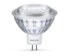 Philips Spot LED Culot GU10, 8W Ãquivalent 50W, Blanc Chaud