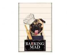 Creative Tops Mug Shots aboiements Mad Coton Torchon, Blanc