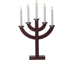 Star 219-52 Bougeoir de fenÃªtre Bois, Rouge, 3.3 x 5.3 x 0.8 cm