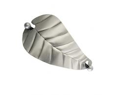 Gardinia Embrasse Feuille Acier Inoxydable 15 x 8 cm