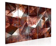 Tableau decoration murale Effet 3D 150 x 60 cm - XXL Impression sur Toile Salon Appartment 5 Parties - prêt à accrocher - 506556a