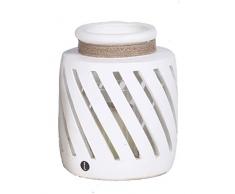 Deco&Co DÃ©coration intÃ©rieure naturelle - PA90351 Lanterne, Terre Cuite, 22 cm