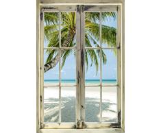 Scenolia Tableau Verre Acrylique Un Regard sur Les COCOTIERS 60 x 90 cm | DÃ©coration Murale Design Fait en France