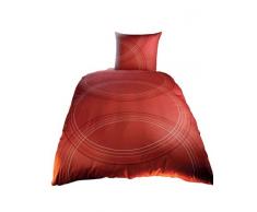 Janine Design shop/01 Monza Parure de lit en Satin de Coton mako avec Housse de Couette 135 x 200 et 80 x 80 cm