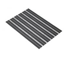 Kitchen Craft Set de Table, PVC, Noir/Gris, 28x18x18 cm