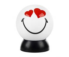 ONLI SM-2001/LW03 Lampe de Table Smiley World Cupido, Blanc, avec Ampoule LED