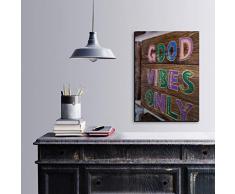 Bonamaison DÃ©coration Murale Impression sur Toile, Dimensions: 50 x 70 Cm - ConÃ§u et fabriquÃ© en Turquie