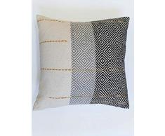 Soleil docre Macrame Coussin, Ecru, 45 x 45 cm