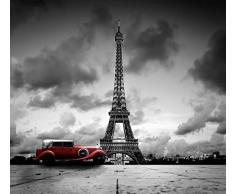 Tapisserie poster panoramique PARIS NOIR ET BLANC 4 x 2,70 m | DÃ©co et photo murale XXL QualitÃ© HD Scenolia