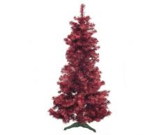 Euro Palms 83500552 Futura Sapin de Noël 180 cm Rouge/métallique