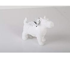 Evviva Tirelire pour Chien en résine Blanc