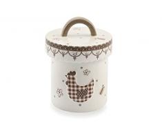 Villa dEste Home Tivoli Lilly Grand Bocal, Dolomite, Blanc/Taupe